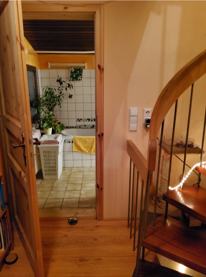 Diele mit T�r zu Bad 2 Doppelhaush�lfte Sinsheim / Hoffenheim