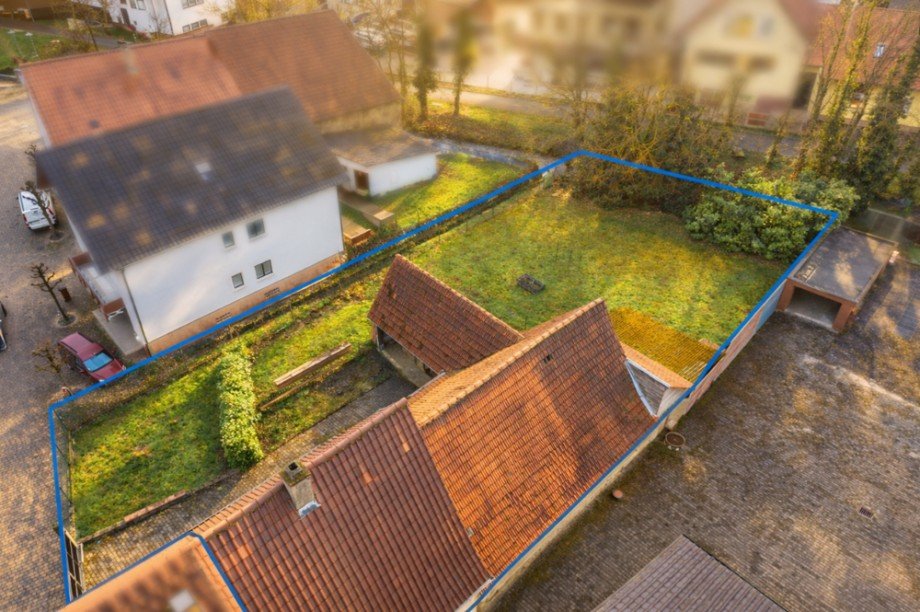 Luftbild Doppelhaush�lfte M�hlhausen