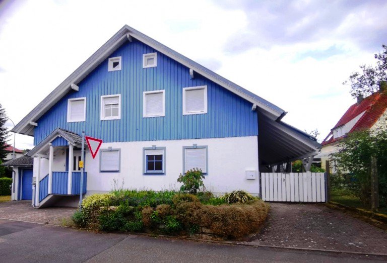 Frontansicht Gundelsheim Doppelhaush�lfte GLOBAL INVEST SINSHEIM | Tolle Doppelhaush�lfte als Ein- oder Zweifamilienhaus in Gundelsheim