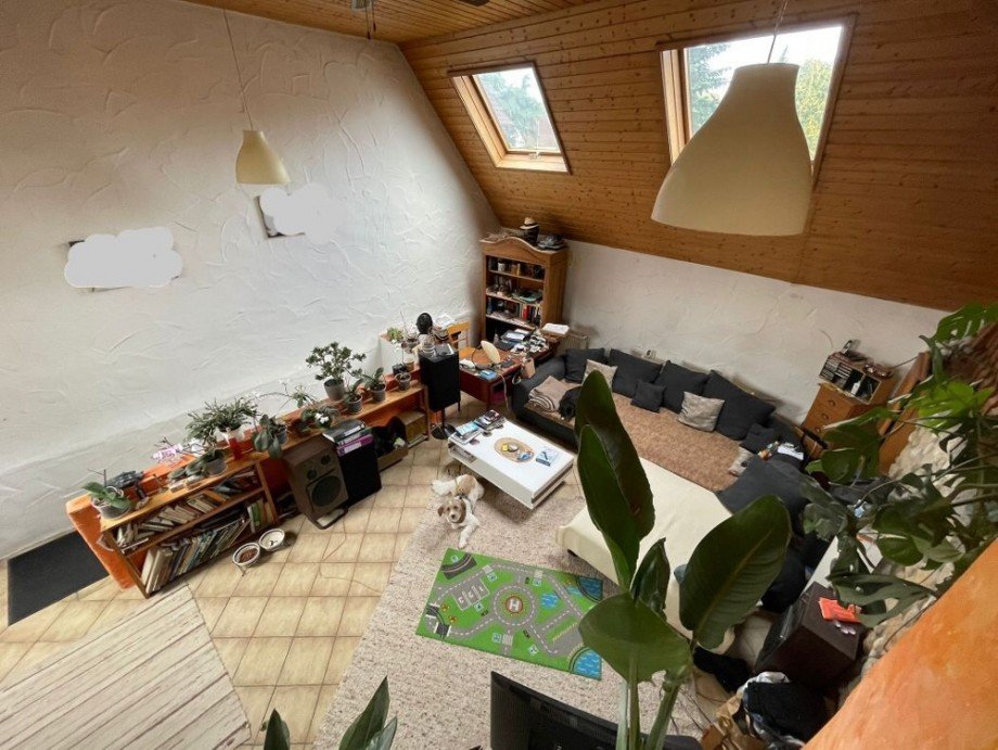 Wohnzimmer Whg 2 Einfamilienhaus Sinsheim / D�hren