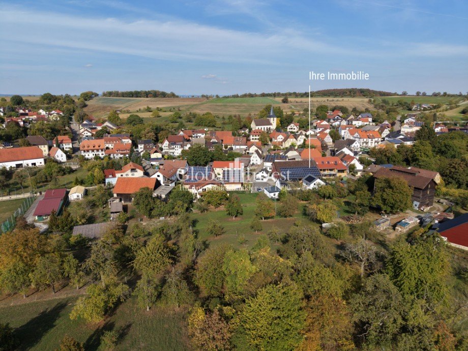 Luftaufnahme Einfamilienhaus Sinsheim / Adersbach