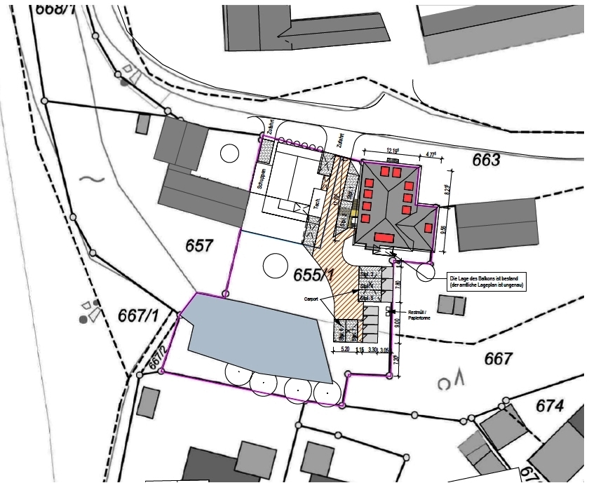 Lageplan Schenkenau Villa Waidhofen / Schenkenau