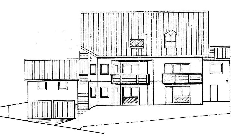 Gauangelloch S�dansicht.png Mehrfamilienhaus Leimen
