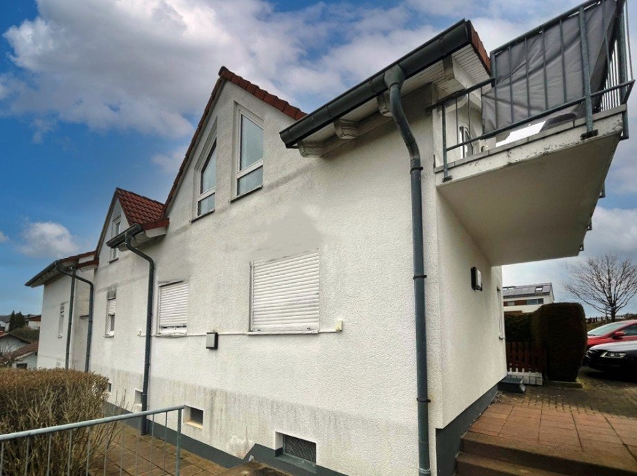 Seitenansicht Dachgeschosswohnung Angelbachtal / Michelfeld