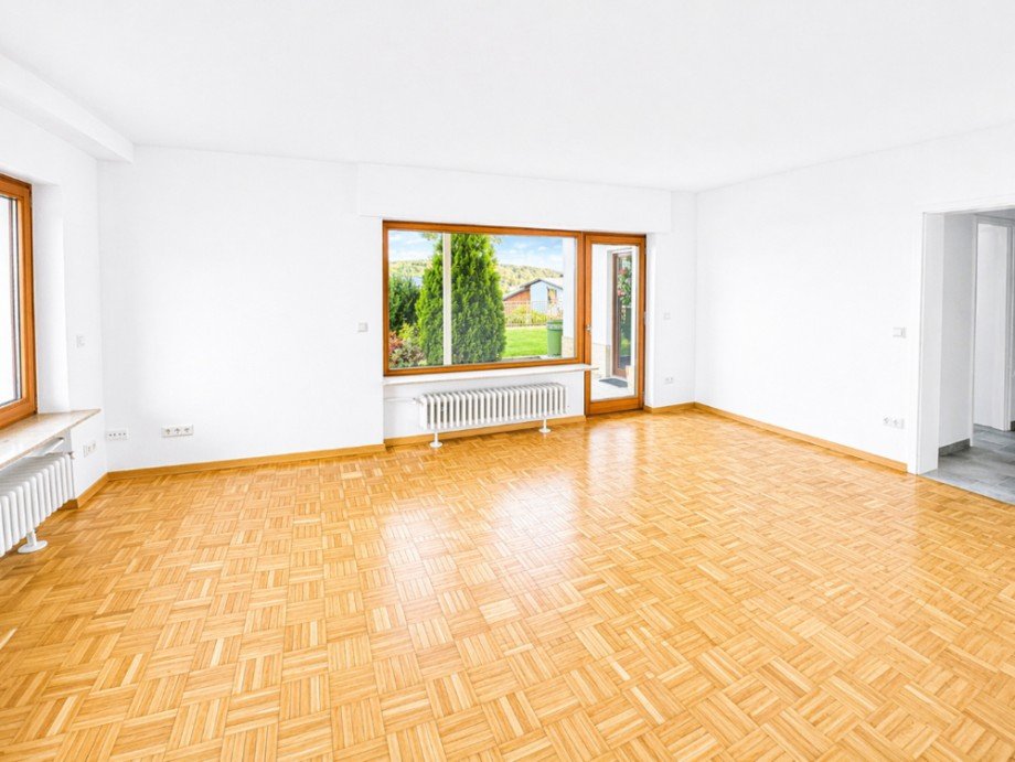 Wohnzimmer Terrassenwohnung Sinsheim / Hoffenheim