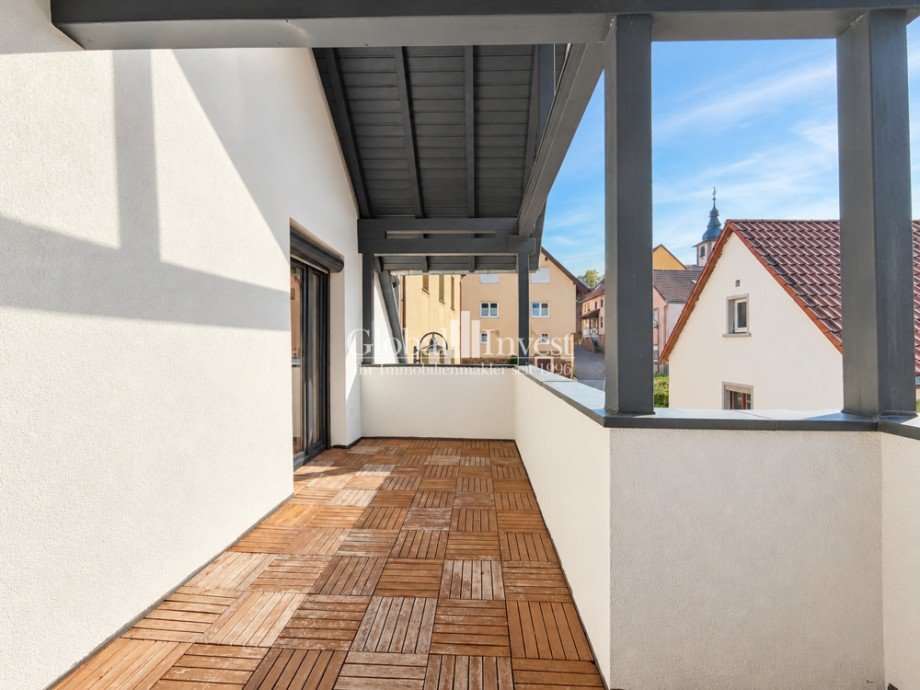 �berdachter Balkon Einfamilienhaus Sinsheim / Hilsbach