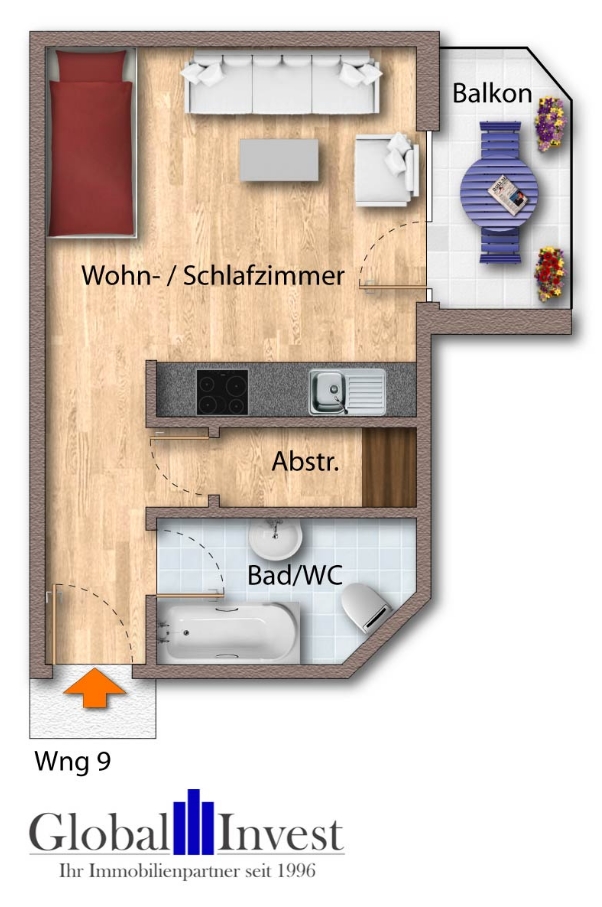 Grundriss Etagenwohnung �stringen