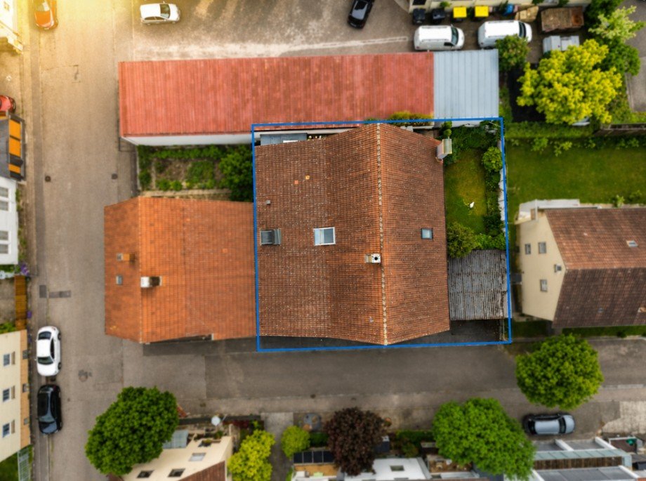 Luftbild Mehrfamilienhaus Lauffen am Neckar