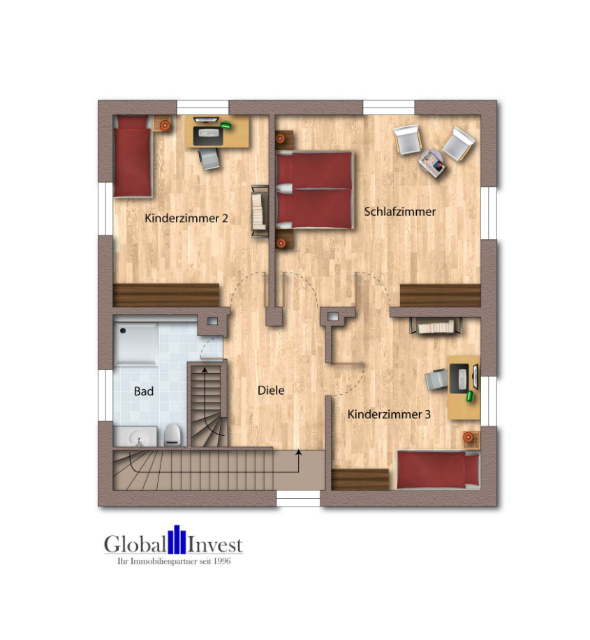 Obergeschoss Stadthaus Neckarzimmern