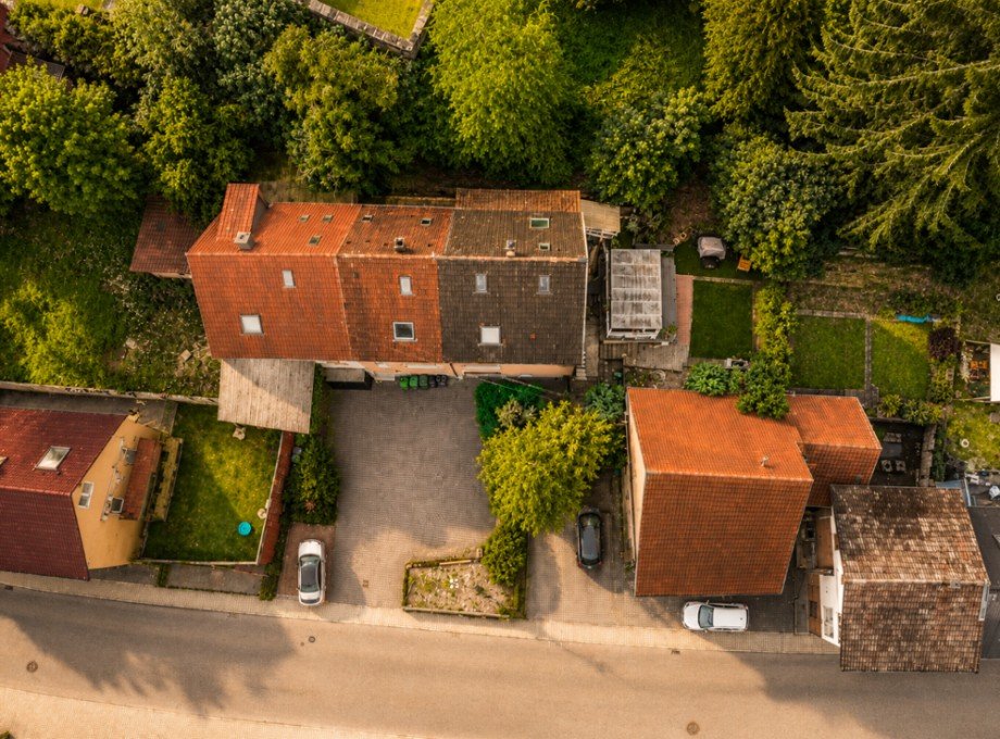 Luftbild Einfamilienhaus Sinsheim / Waldangelloch