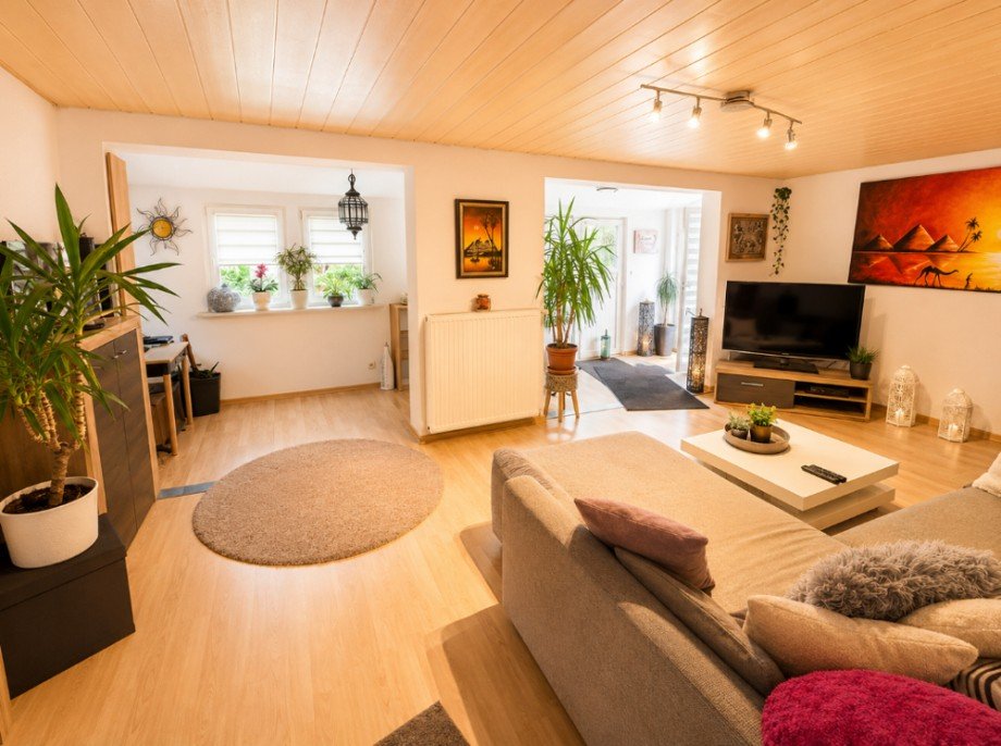 Wohnzimmer Einfamilienhaus Sinsheim / Waldangelloch