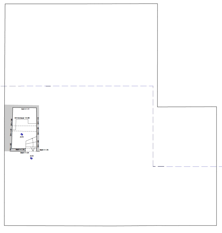 Grundriss Schenkenau Zwischengeschoss UG EG Villa Waidhofen / Schenkenau