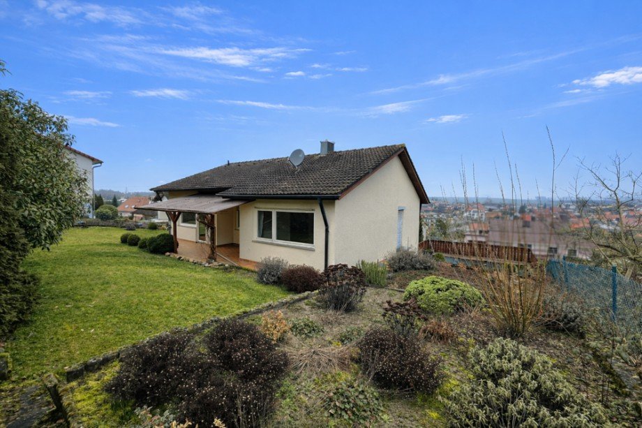 R�ckansicht Einfamilienhaus Bad Rappenau / Grombach