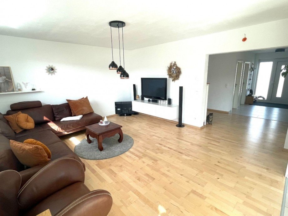 Wohnzimmer Einfamilienhaus Sinsheim / Waldangelloch