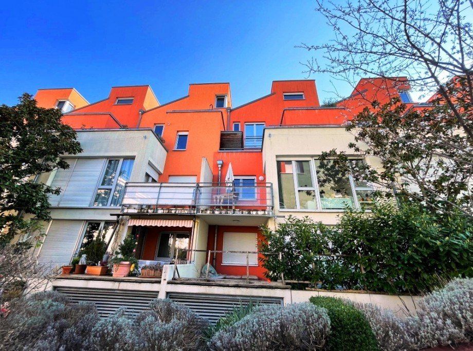 Gartenansicht Etagenwohnung Heidelberg / Rohrbach