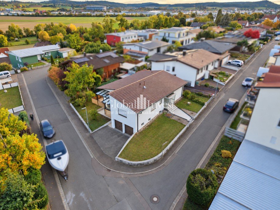 Luftaufnahme Einfamilienhaus Sinsheim
