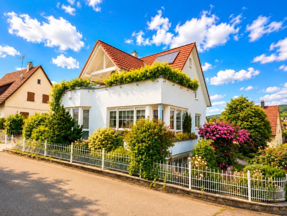 S�dansicht Einfamilienhaus Flein