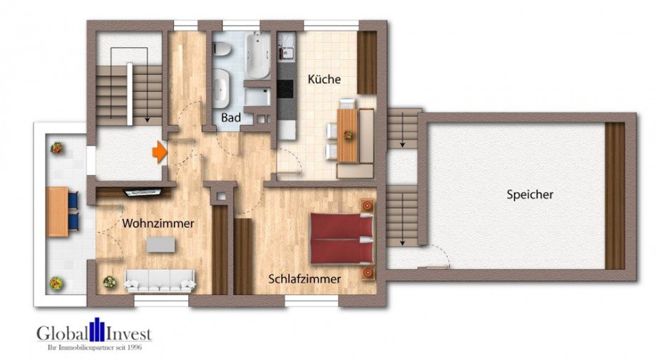 Obergeschoss Mehrfamilienhaus Dielheim / Balzfeld