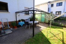 Terrasse GLOBAL INVEST SINSHEIM | Tolles Einfamilienhaus mit Einliegerwohnung und sch�nem Garten in Neckarelz
