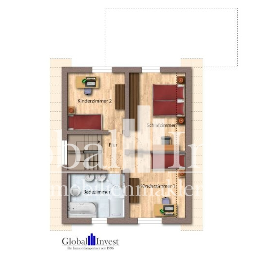 Grundriss DG Einfamilienhaus Sinsheim / Adersbach