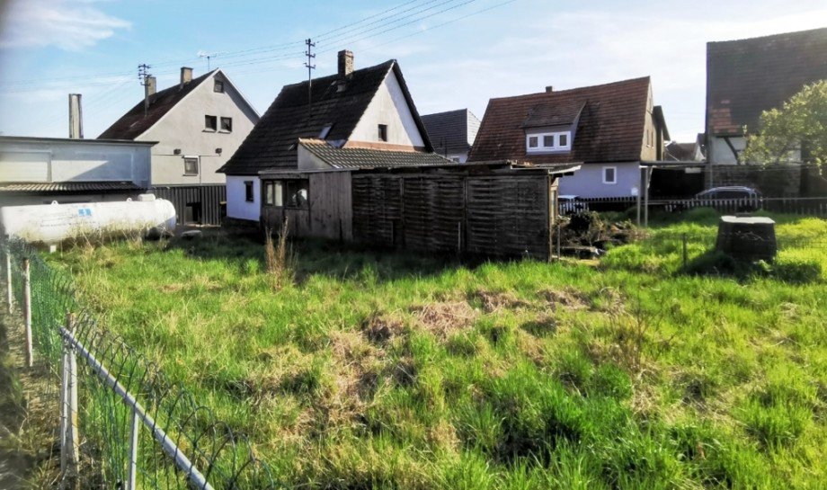 R�ckansicht Einfamilienhaus Seckach / Gro�eicholzheim