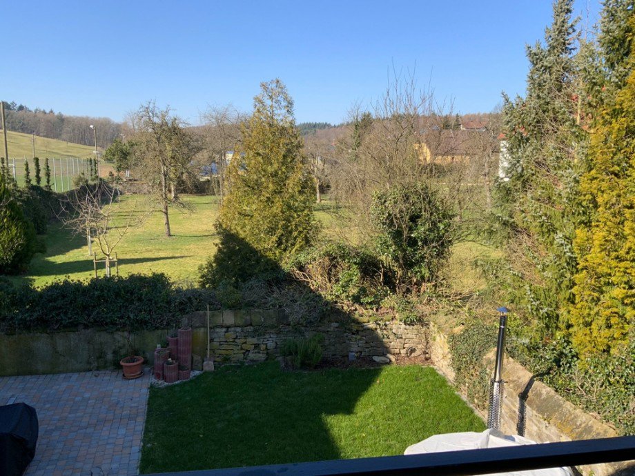 Ausblick Balkon Etagenwohnung Sinsheim / Adersbach