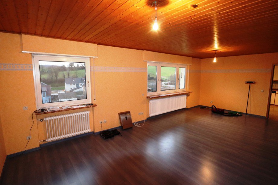 Wohnzimmer Doppelhaush�lfte Zuzenhausen