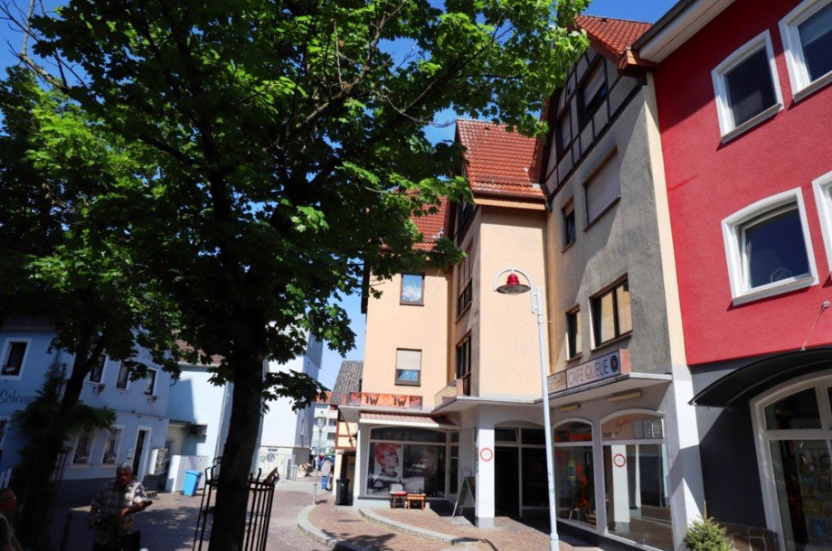 Seitenansicht Dachgeschosswohnung Sinsheim
