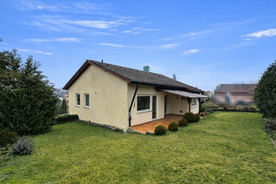 R�ckansicht Einfamilienhaus Bad Rappenau / Grombach