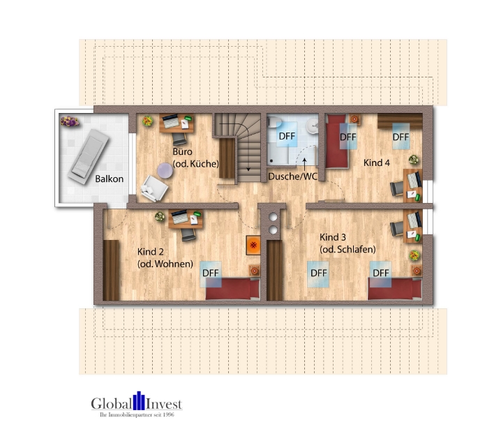 Dachgeschoss Einfamilienhaus Sinsheim / D�hren