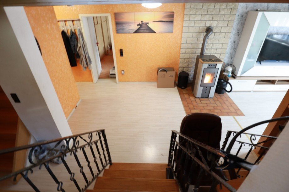 Wohnzimmer OG Doppelhaush�lfte Dielheim