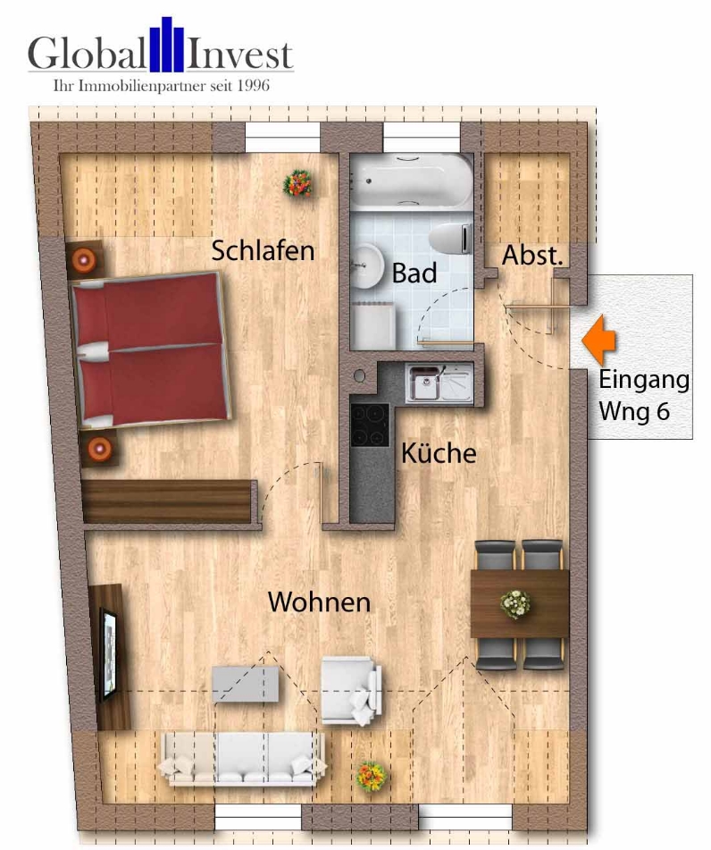 Wohnung 6 Mehrfamilienhaus �stringen