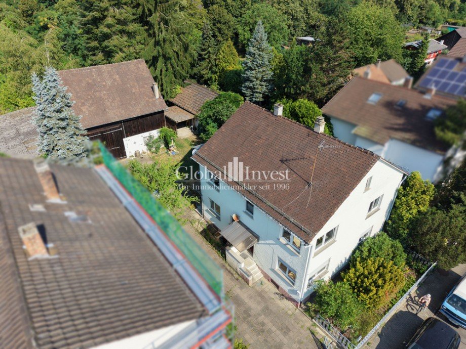 Seitenansicht Zweifamilienhaus Stutensee / Friedrichstal