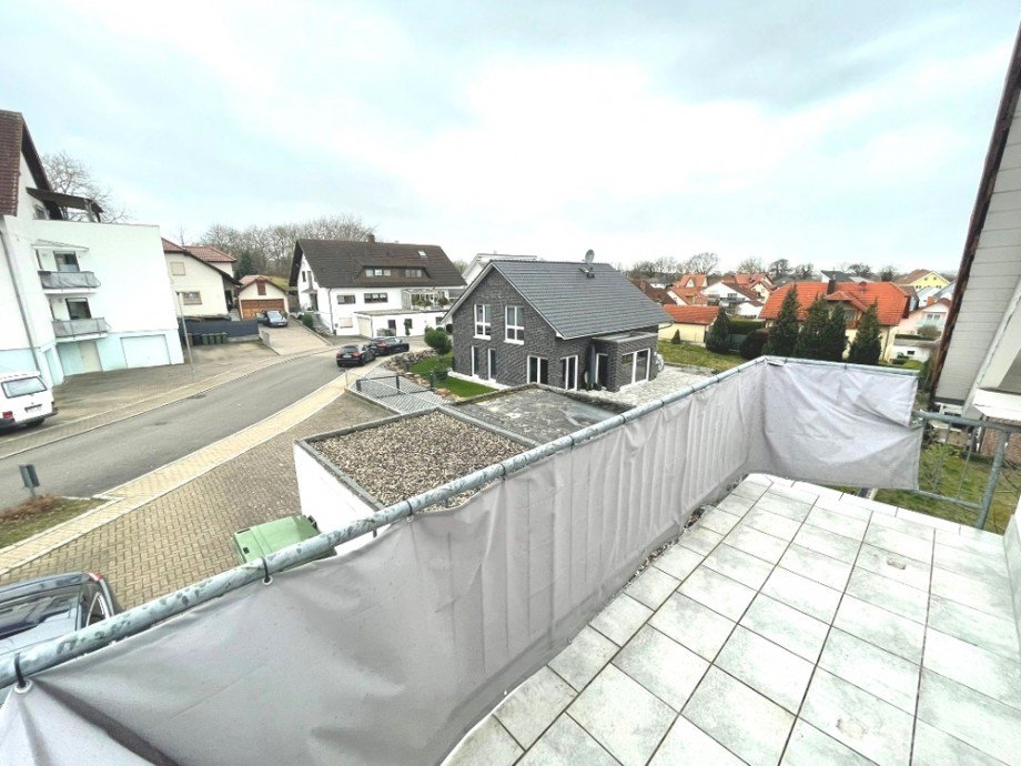 Balkon Dachgeschosswohnung Angelbachtal / Michelfeld