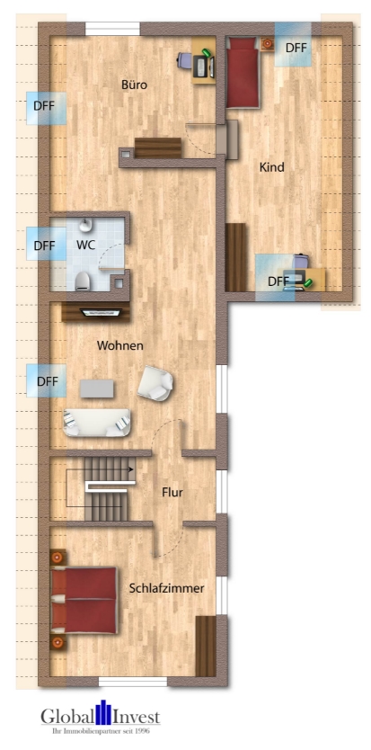 Grundriss Dachgeschoss Einfamilienhaus Hassloch