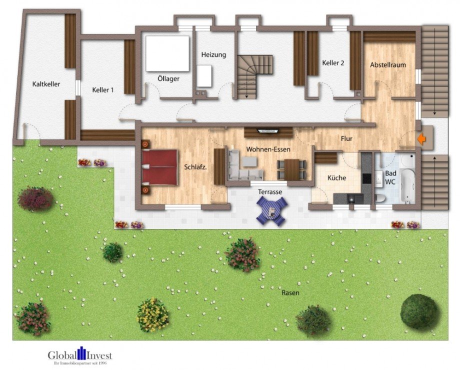 Untergeschoss Einfamilienhaus Sinsheim / Rohrbach