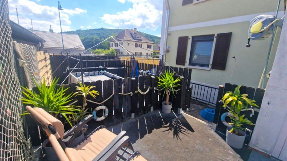 Freiterrasse Stadthaus Neckarzimmern