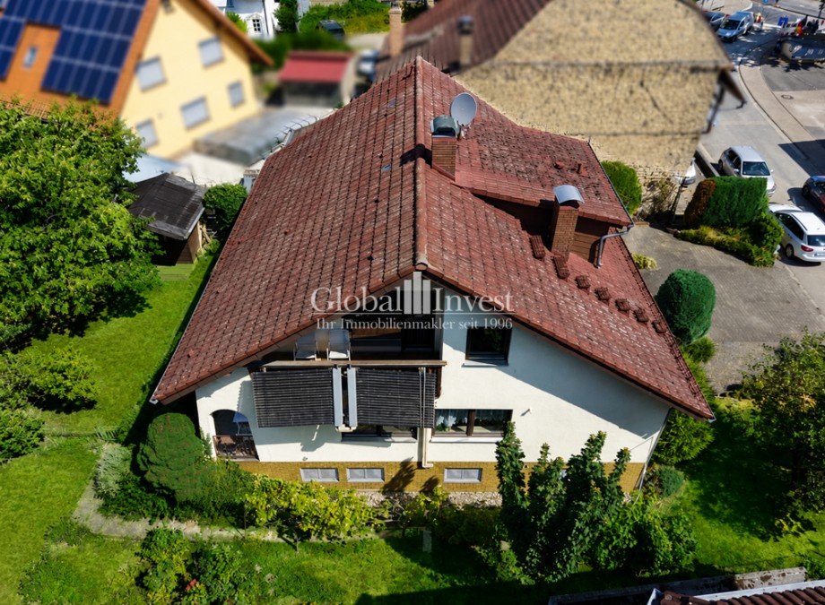 Luftaufnahme Einfamilienhaus Sinsheim / Steinsfurt