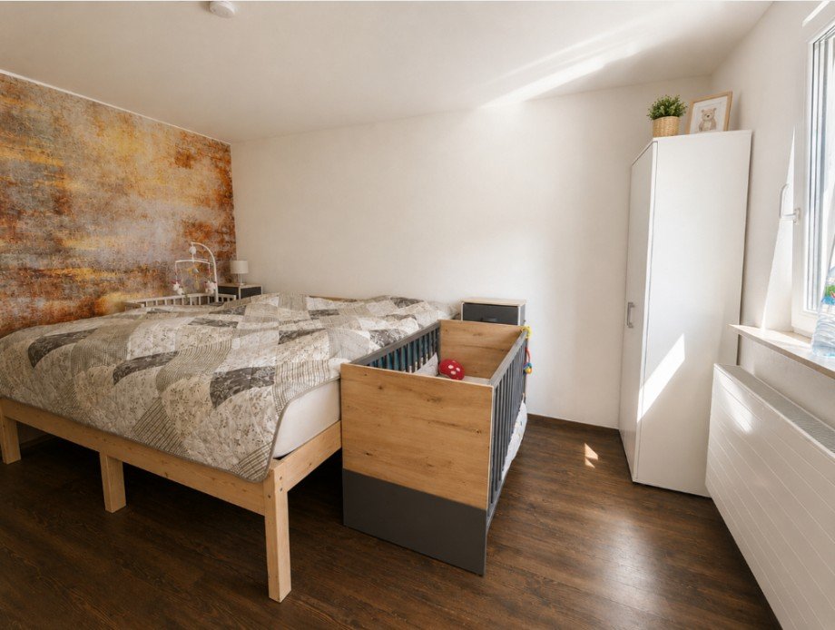 Schlafzimmer Erdgeschosswohnung Offenau