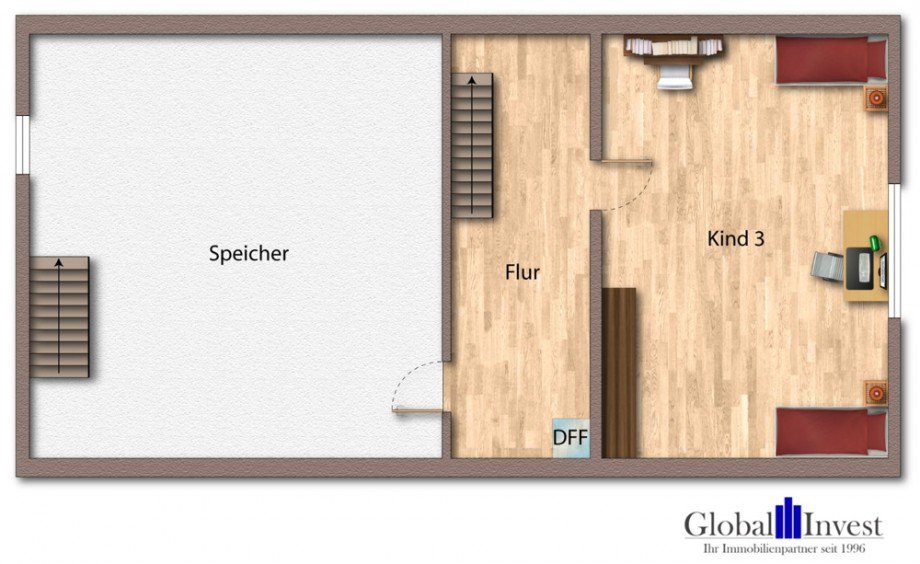 Grundriss Dachgeschoss Einfamilienhaus Sinsheim