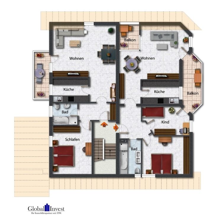 Grundriss Dachgeschoss.png Mehrfamilienhaus Leimen