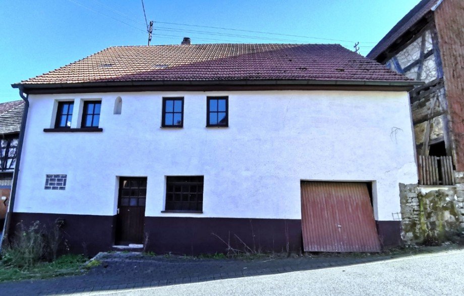 Stra�enansicht Einfamilienhaus Seckach / Zimmern