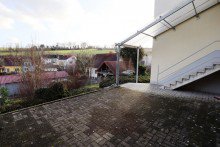 Terrasse GLOBAL INVEST SINSHEIM | Gro�es Einfamilienhaus mit Einliegerwohnung und toller Fernsicht