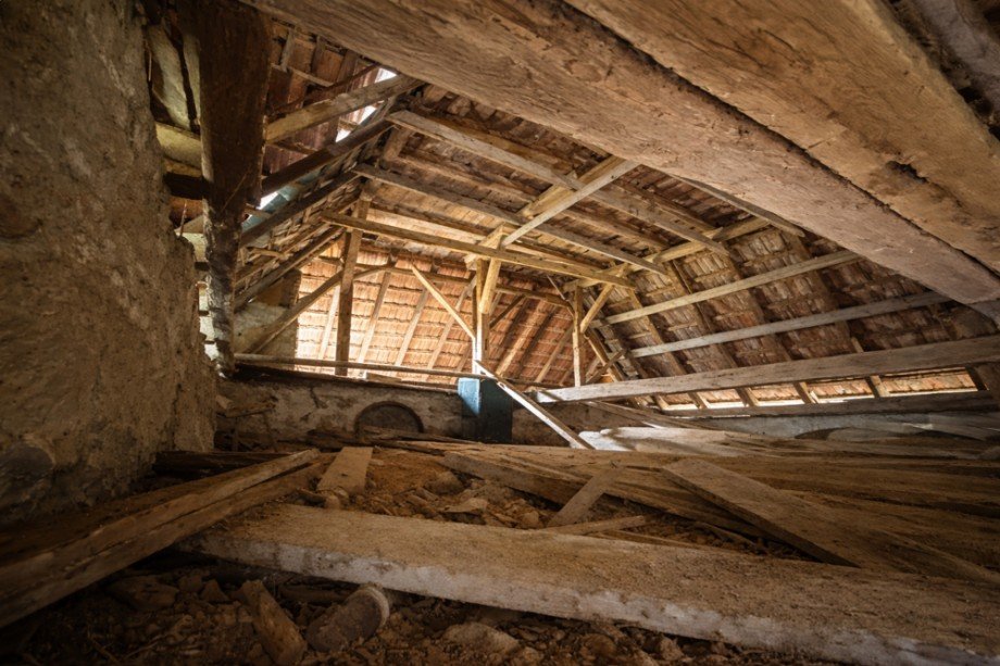 Scheune Dachgeschoss Doppelhaush�lfte M�hlhausen