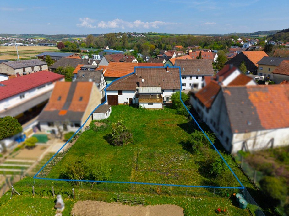 R�ckansicht Einfamilienhaus Sinsheim / Steinsfurt