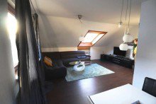 Wohnzimmer GLOBAL INVEST SINSHEIM | Sch�ne 3-Zimmer-Dachgeschosswohnung in Rohrbach zu vermieten