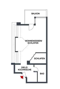 Grundriss Etagenwohnung �stringen