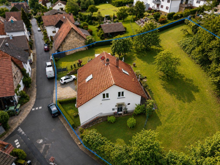 Luftaufnahme Einfamilienhaus Aglasterhausen / Michelbach