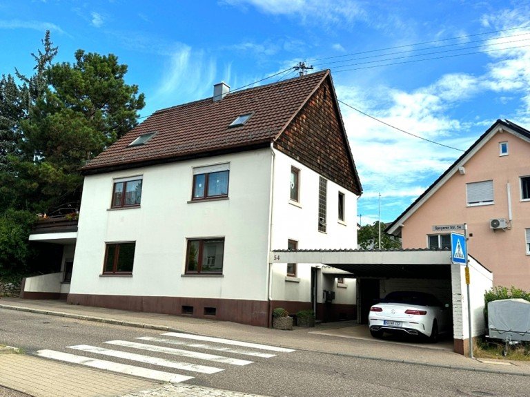 Stra�enansicht Heilbronn / Frankenbach Zweifamilienhaus GLOBAL INVEST SINSHEIM | Vorank�ndigung: Tolles Zweifamilienhaus in zentraler Lage von Frankenbach
