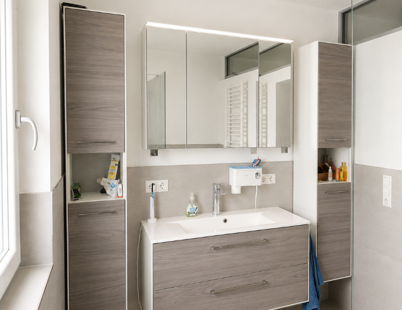 Badezimmer Erdgeschosswohnung Offenau